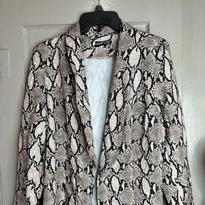 NWOT Snake Skin Blazer